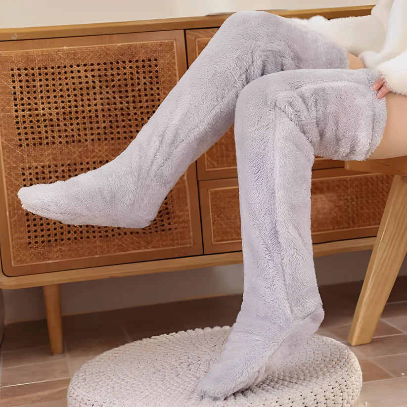 Plush Knee High Socks